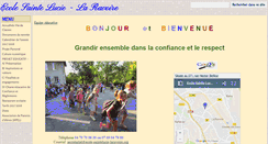 Desktop Screenshot of ecole-saintelucie-laravoire.org